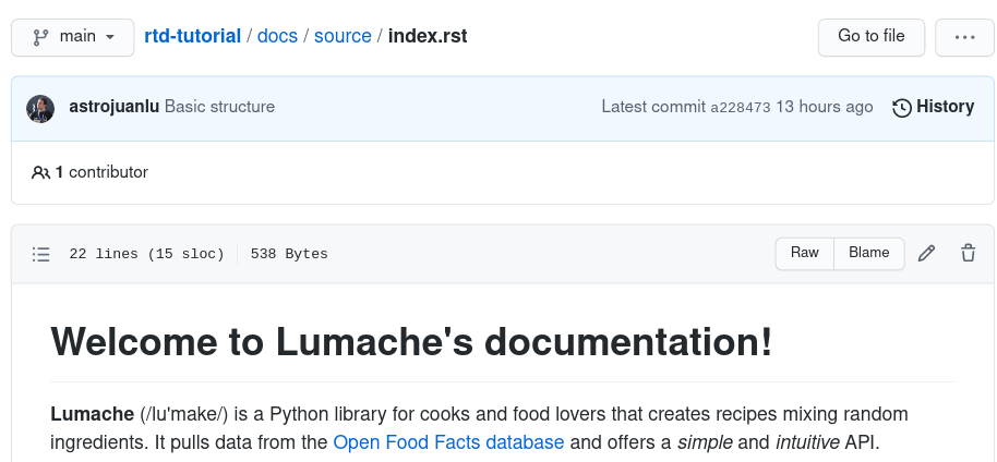 File view on GitHub before launching the editor